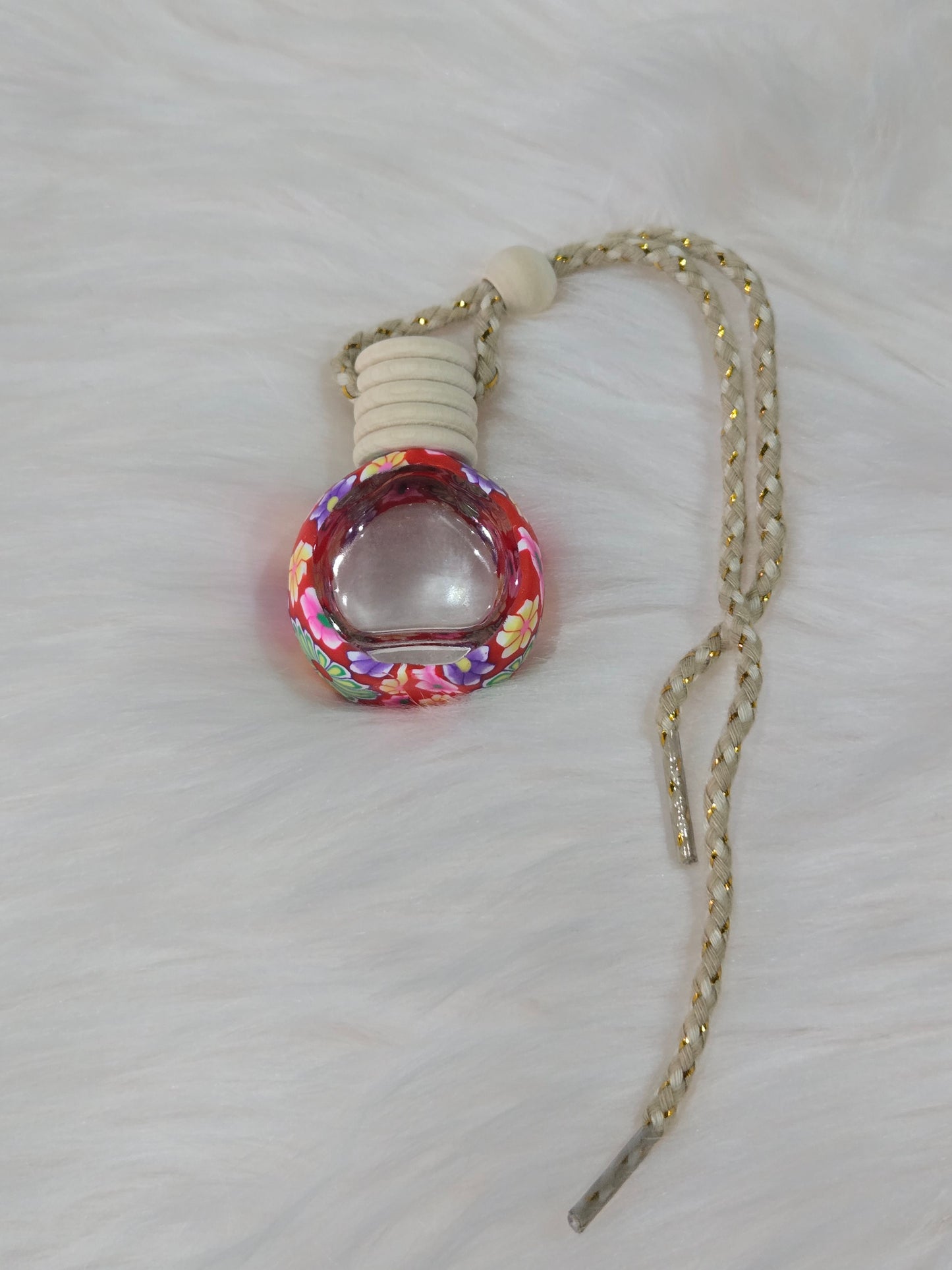 Diffuseur de voiture tissu rouge à suspendre