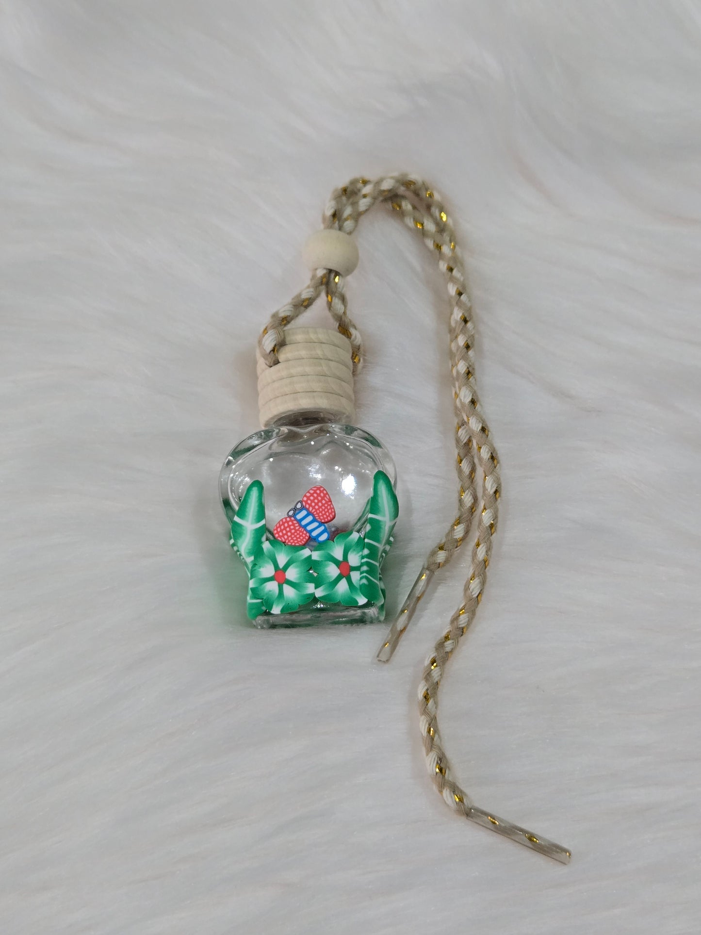 Diffuseur de voiture papillon vert à suspendre