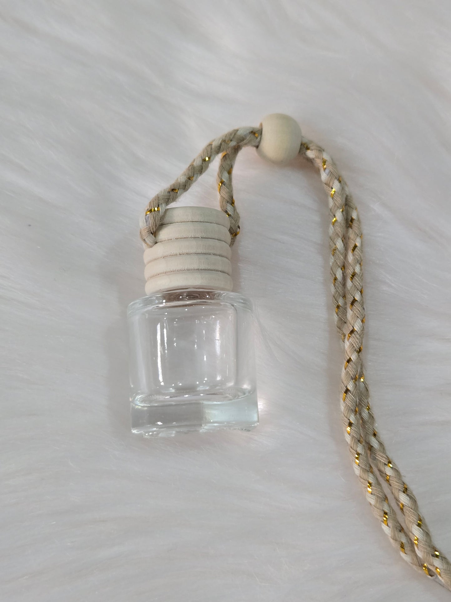 Diffuseur de voiture rond transparent à suspendre