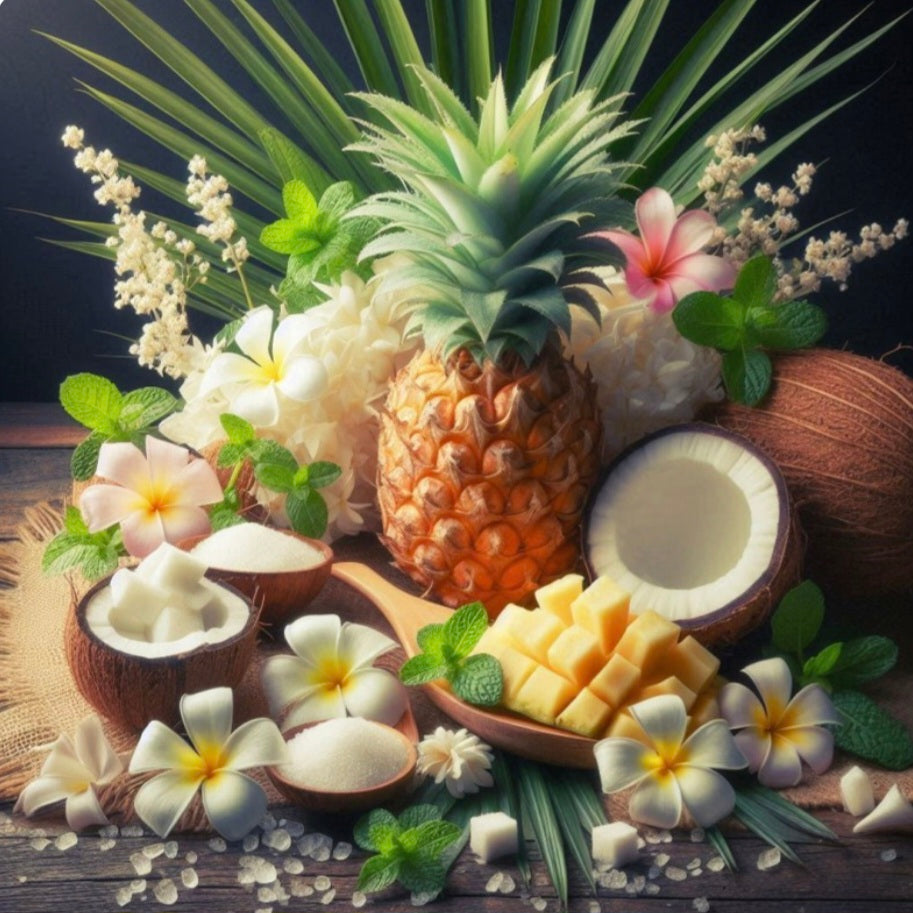 Monoi ananas givrées