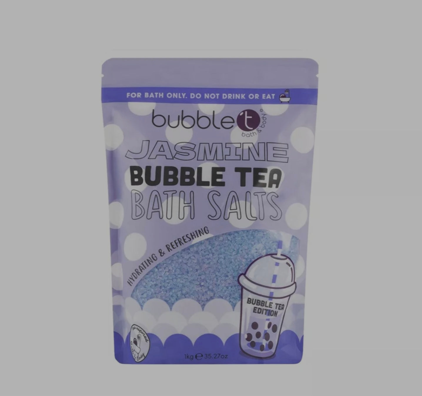Sels de bain au jasmin - Édition Bubble Tea (1KG)