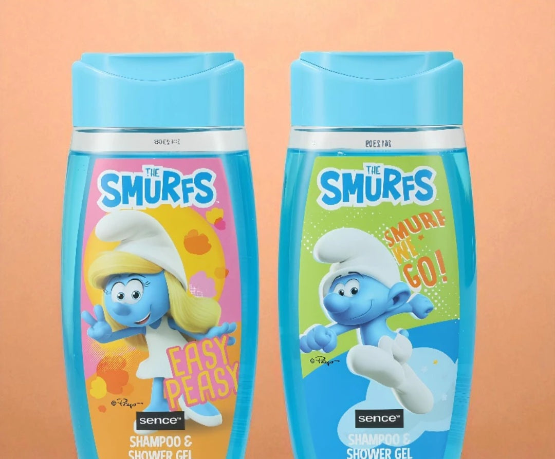 Gel douche schtroumpf