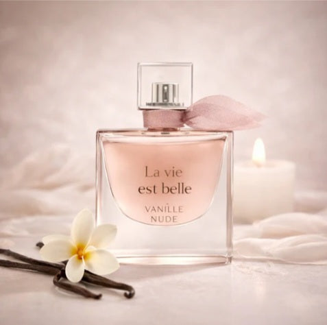 La vie est belle nude (Mandarine, poivre rose, bergamote, jasmin, rose)