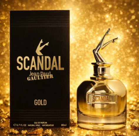Scandal gold (Cardamone, safran, miel, jasmin, rose)