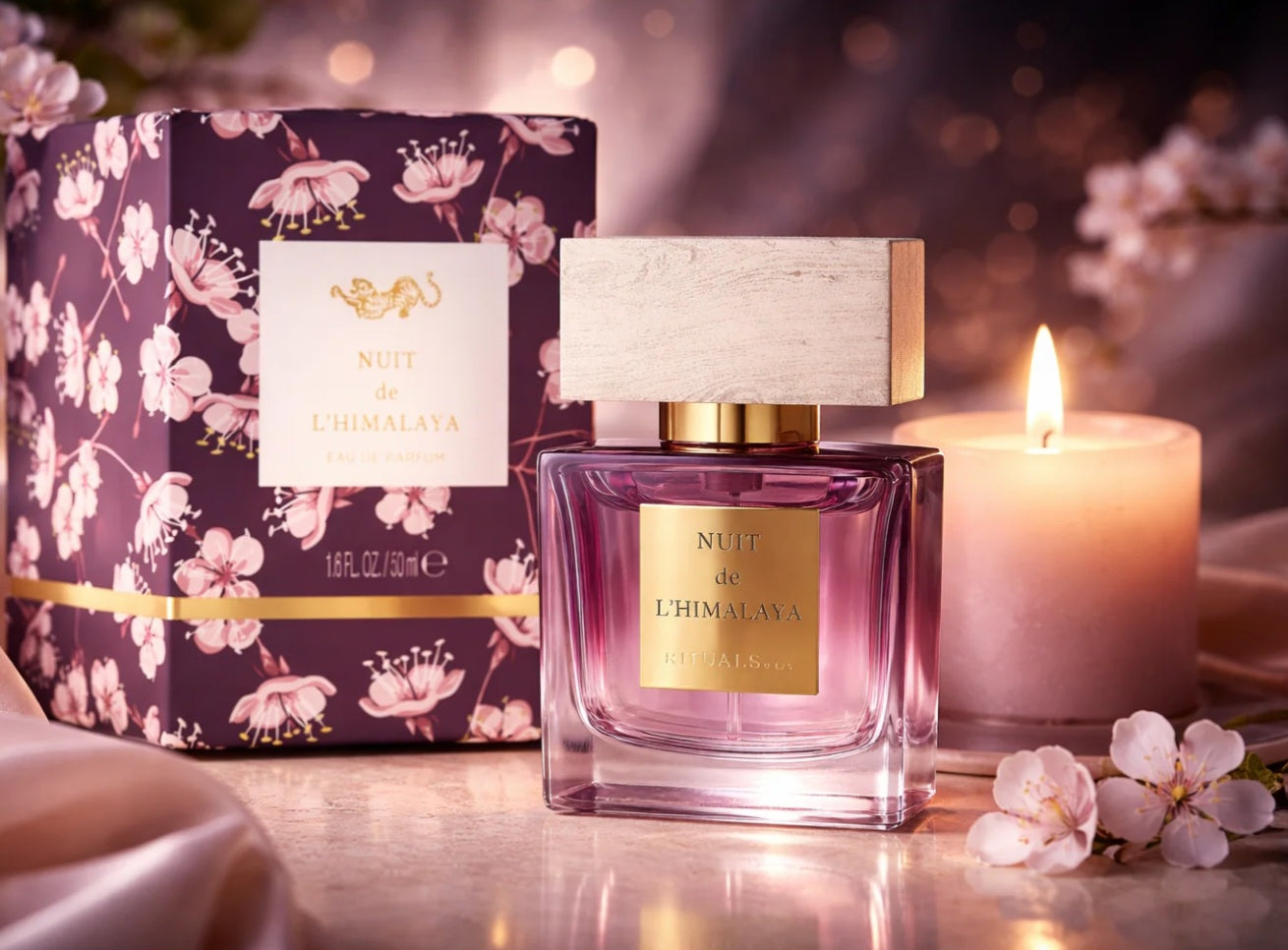 Rituals Nuit de l'Himalaya (Rose, jasmin, baies roses, fleur de lotus, cerisier)