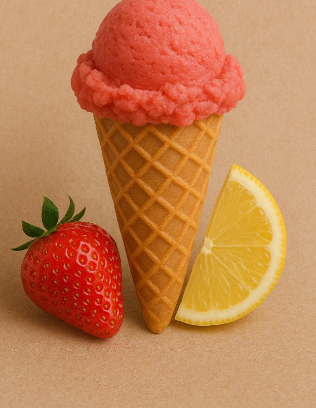 Sorbet fraise citron (Fraise, citron, sucre, jasmin, vanille)