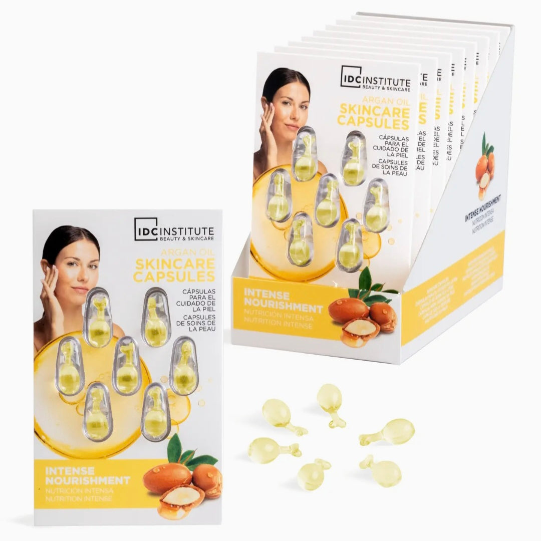 Capsules de soins à l'huile d'argan