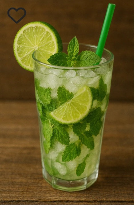Champagne mojito (Bergamote, menthe, linette, citron vert)