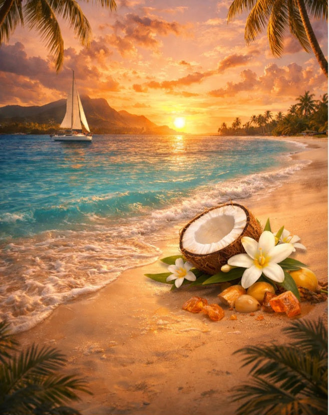 Monoï des Caraïbes (Ananas, monoï, vanille ambrée)
