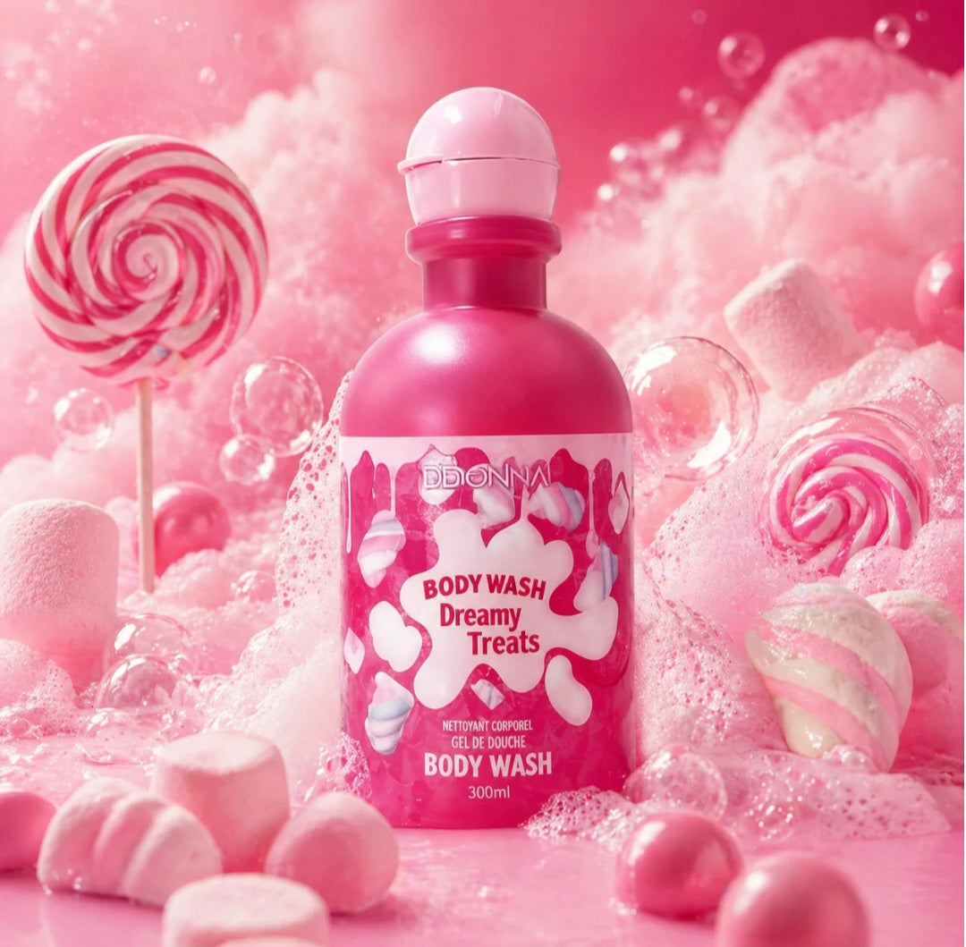 Gel douche D'Donna Dreamy treats (bonbon et marshmallow)