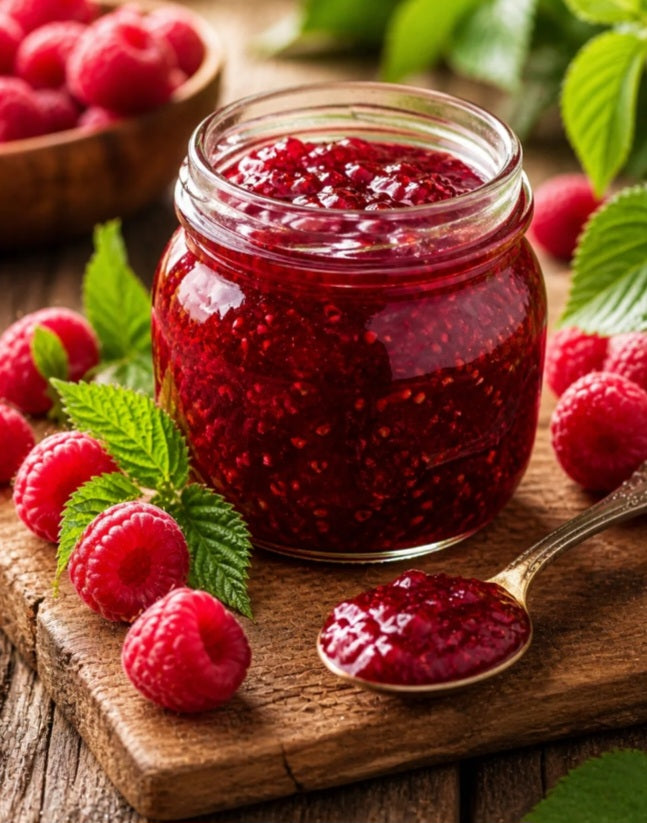 Jelly confiture framboise