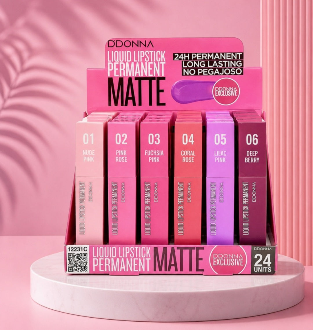 Rouge à lèvres liquide matte longue tenue
