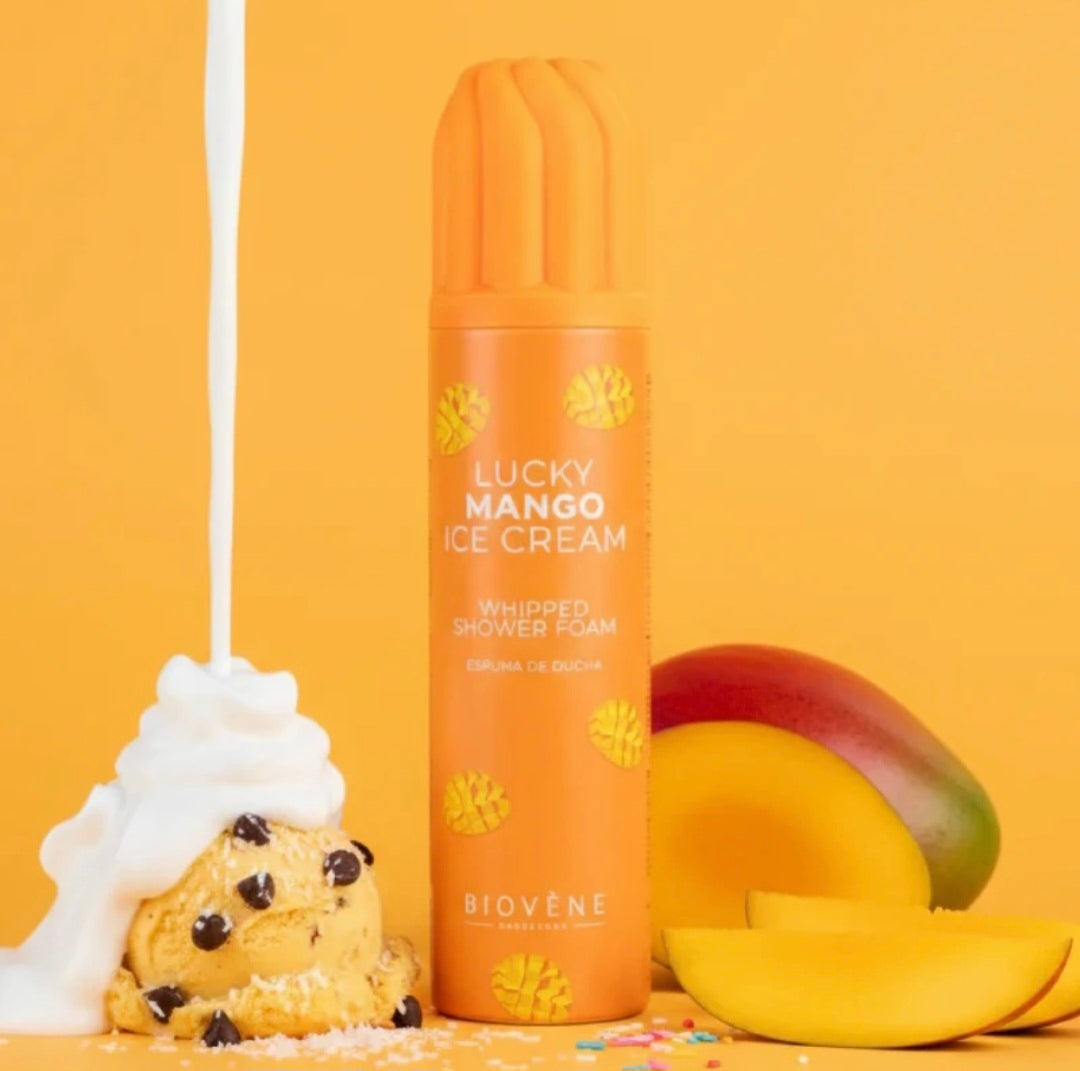Mousse chantilly de douche Glace mangue