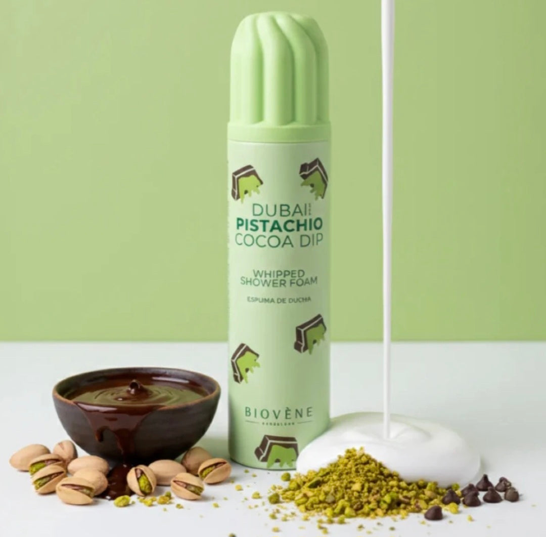 Mousse chantilly de douche Pistache chocolat Dubaï