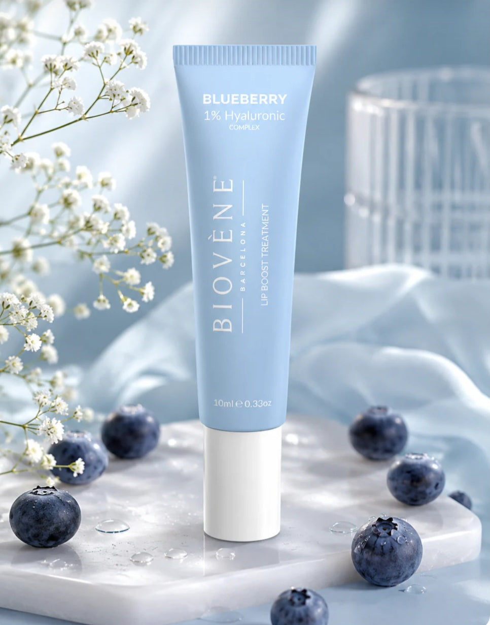 Baume à lèvres hydratant à l’acide hyaluronique Blueberry - Biovene Barcelona