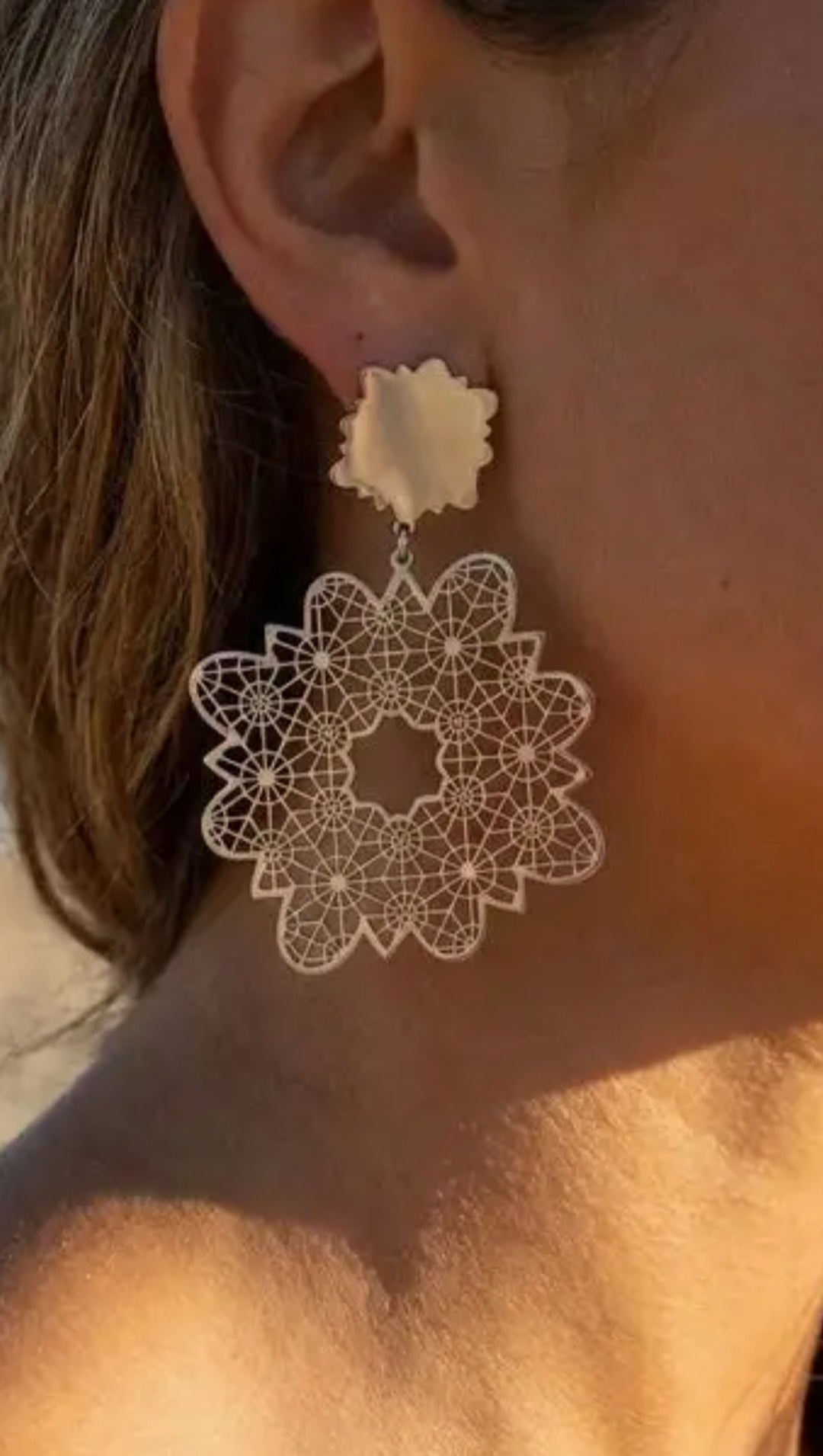 Boucles d'oreilles en acier inoxydable Réf 152