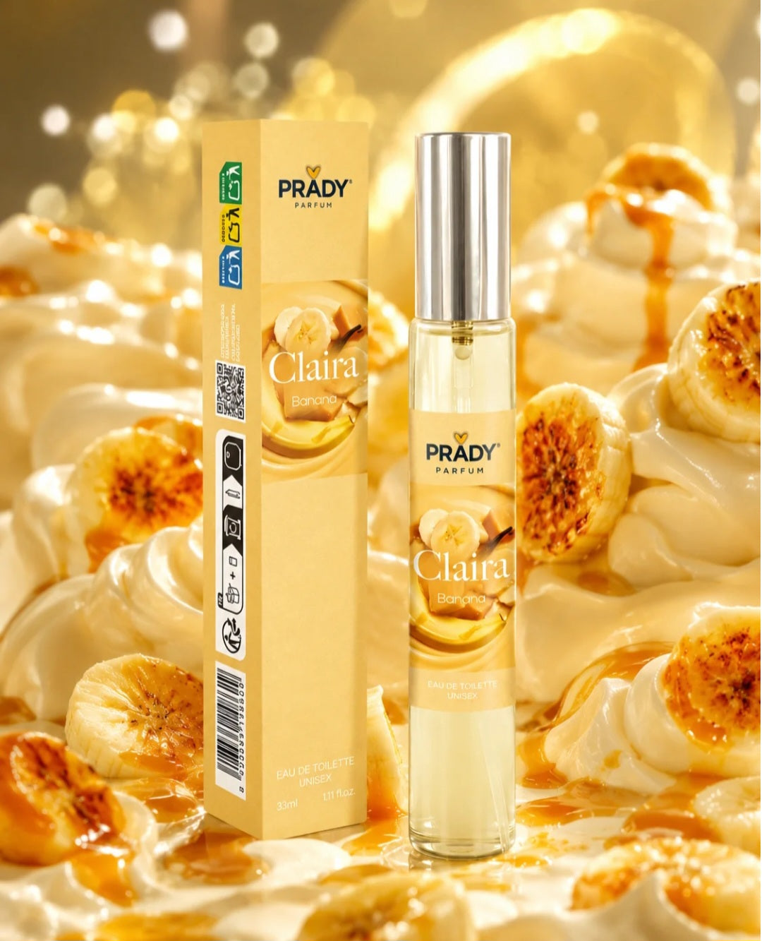 Eau de Parfum Claira Banana 33ml