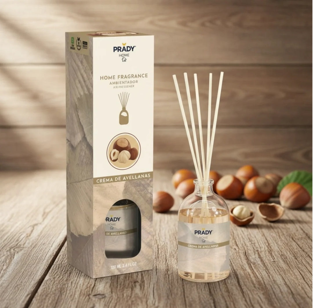 Diffuseur mikado Bâtonnets Crème de Noisettes 100ml