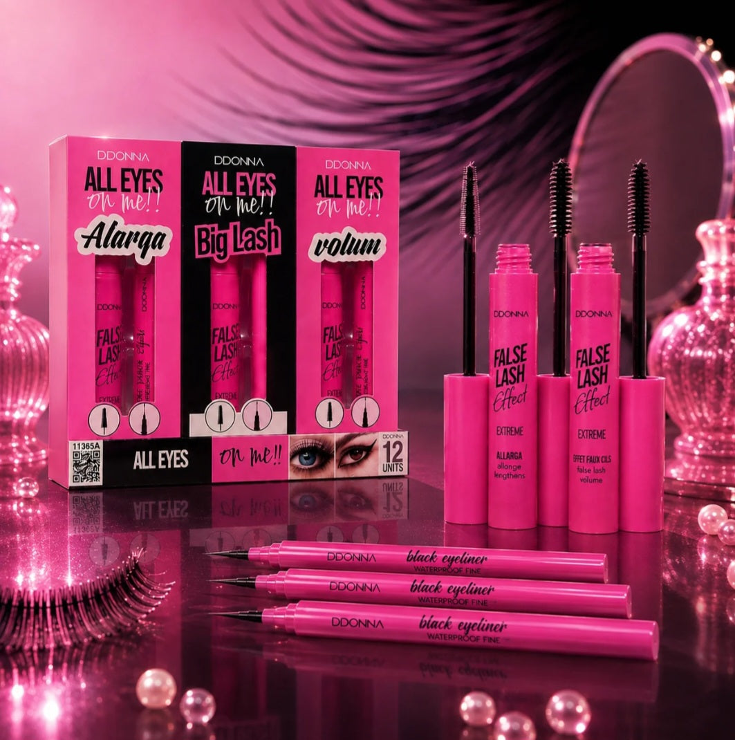 Duo Mascara Eye Liner All Eyes On Me ! -D'donna effet ALLONGE