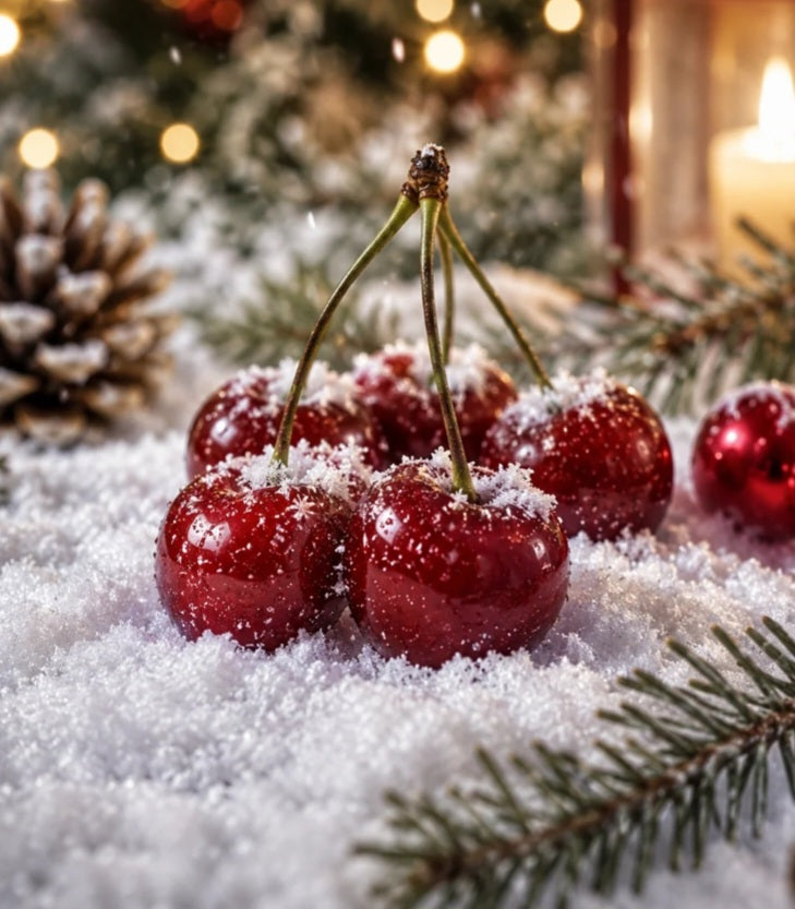 Jelly Cerise sur la neige (Cerise, pivoive, violette, accord glacé)