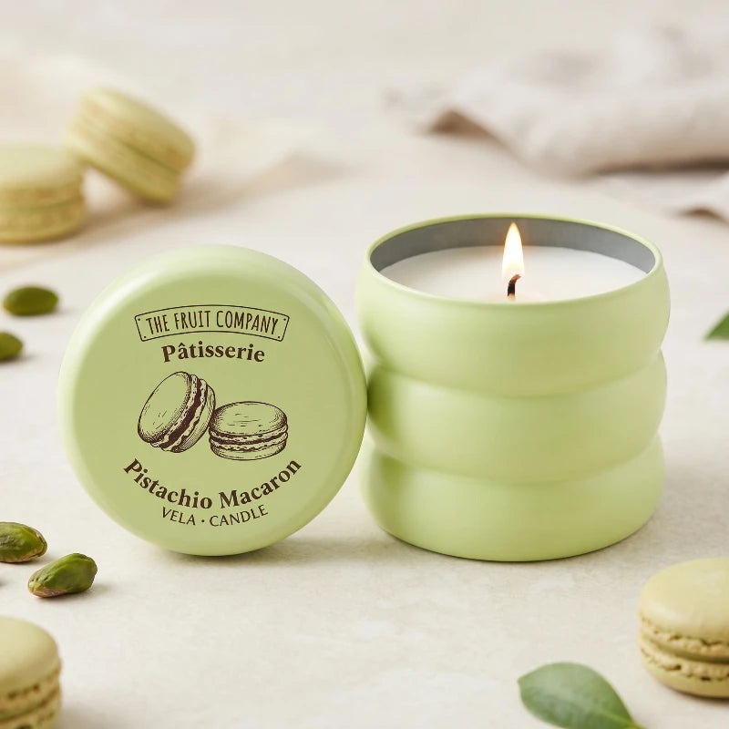 Bougie parfumée fruits company Pistachio macaron