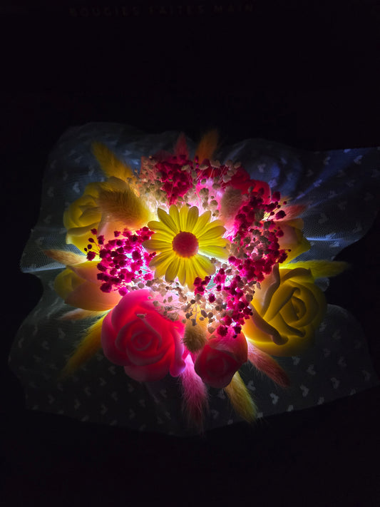 Bouquets éternels lumineux (grand modèle) ⚠️ pas d'expédition en juillet et août