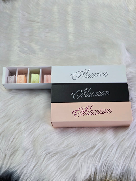 Boite de 6 macarons (rose)