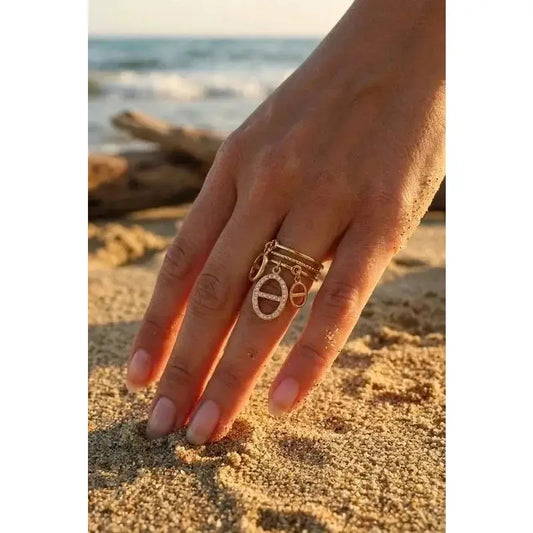 BAGUE EN ACIER INOXYDABLE Réf 90
