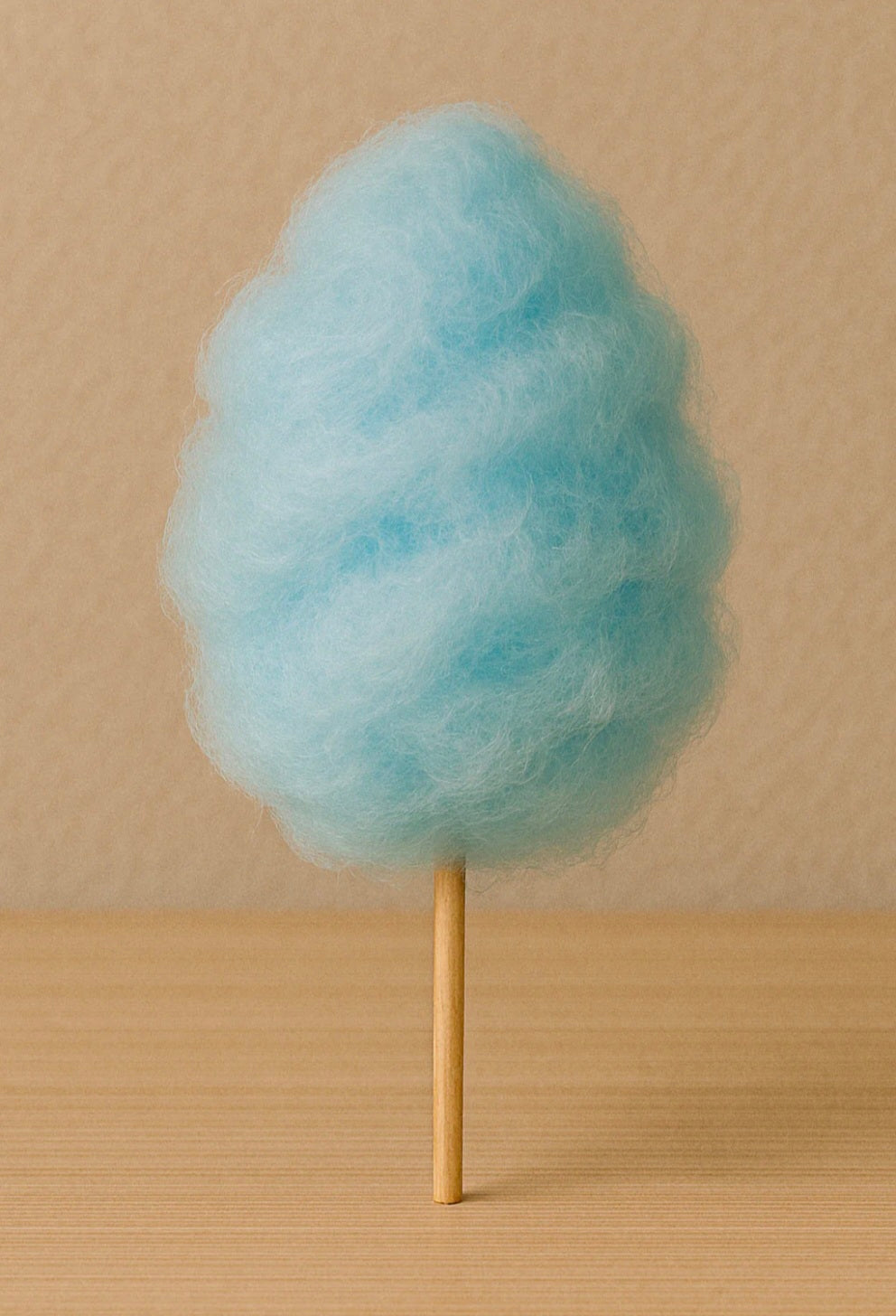 Barbe à papa bleu*