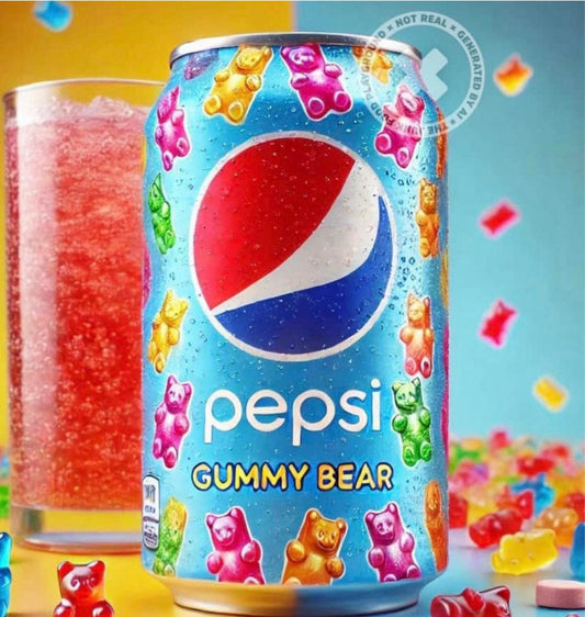 Peps'i gummy bear (cola bonbon vanille) 💫