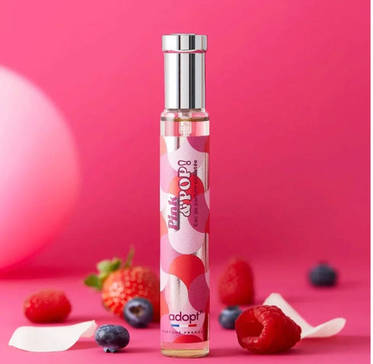 Pink et pop (inspiré parfum Adopt) fruits rouges vanille santal
