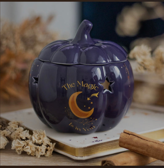 Brûleur citrouille lune magique