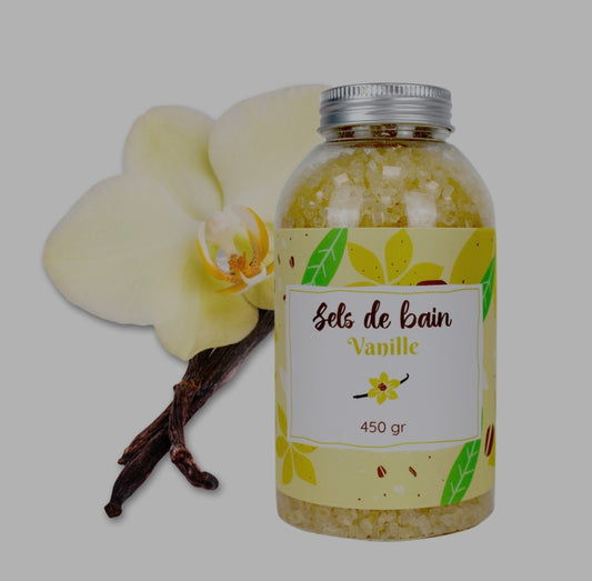Sel de bains Vanille