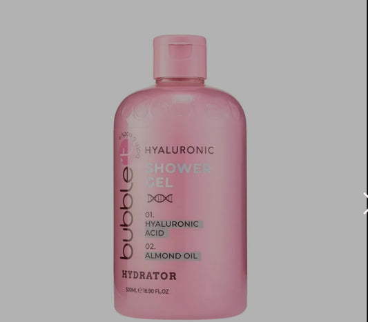 Gel douche à l'acide hyaluronique et à l'huile d'amande