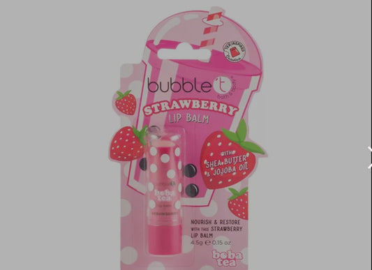 Boba Tea Baume à Lèvres Fraise
