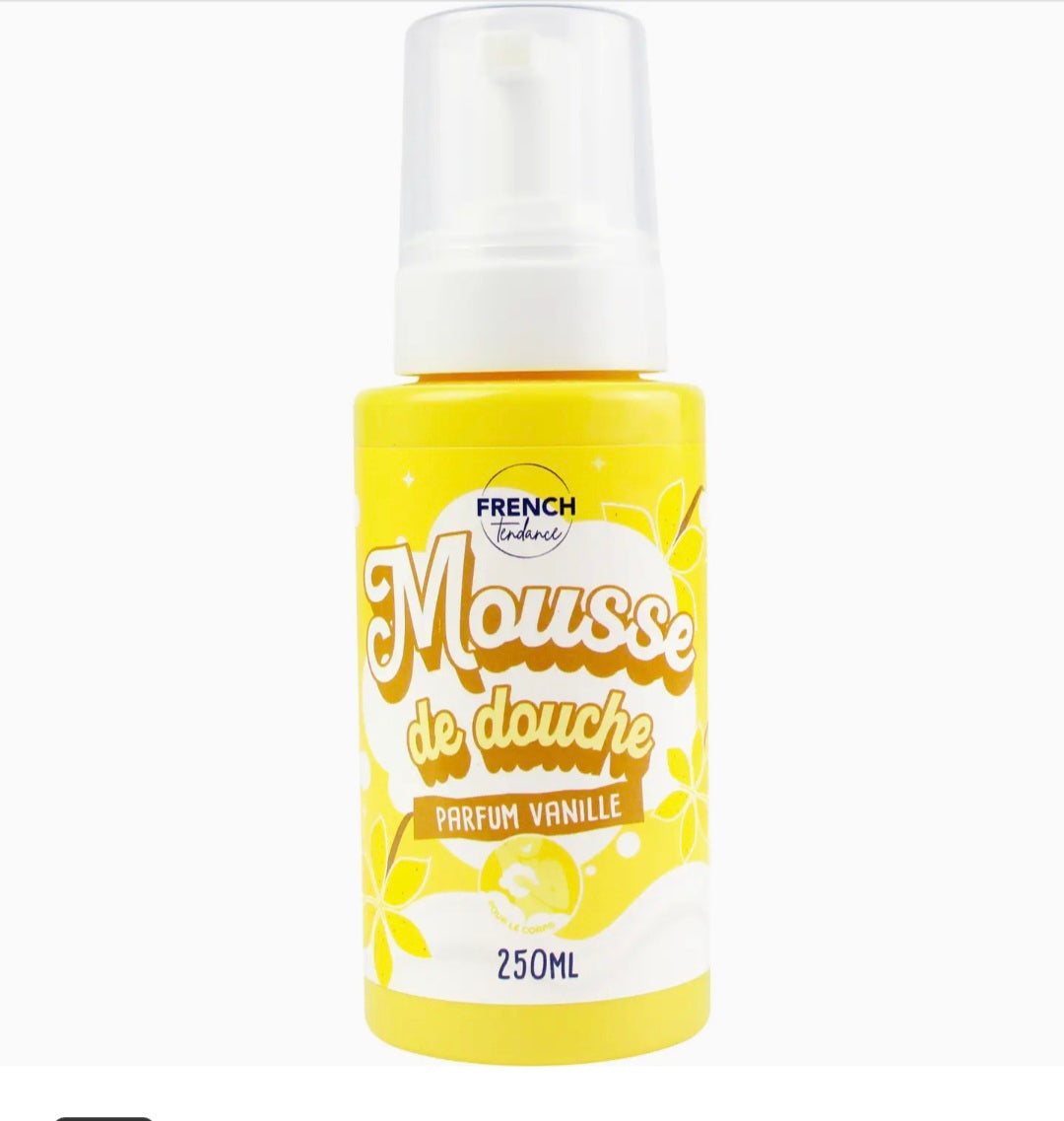 Mousse de douche vanille