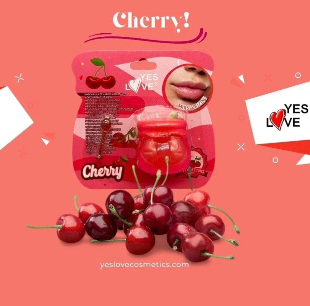 Masque / gloss 2 en 1 cerise