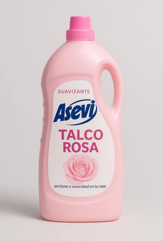 Assouplissant talc rose (rose, jasmin, ylang ylang, vanille, cèdre, ambre)