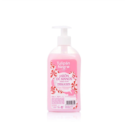 Distributeur de savon pour les mains 500 ml fraise et crème