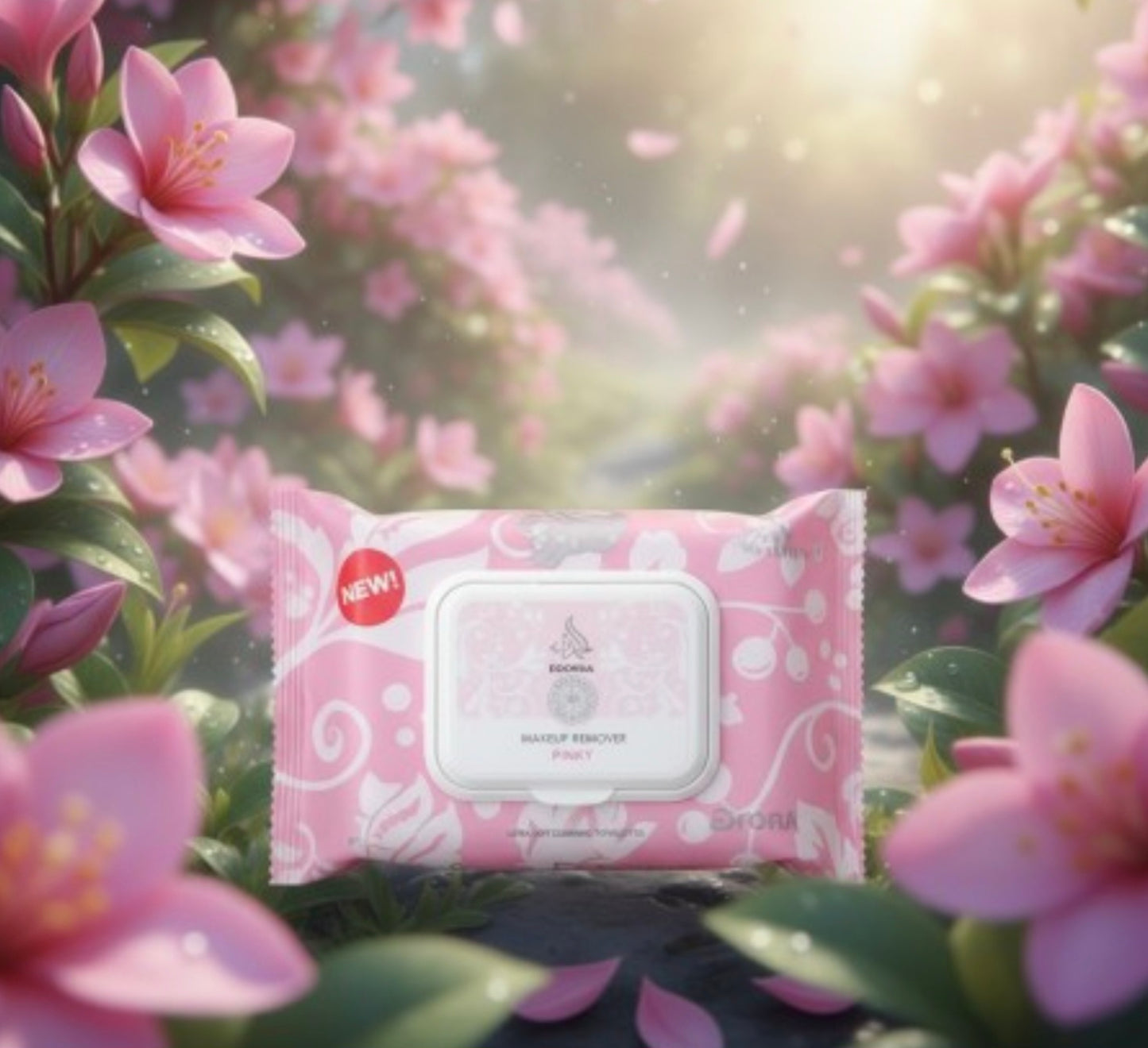 Lingettes démaquillantes pinky (inspiré YARA)