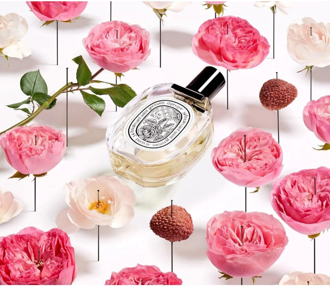 Eau de rose (Inspiré Réminiscent of diptyque) (Litchi, cassis, rose de Damas)
