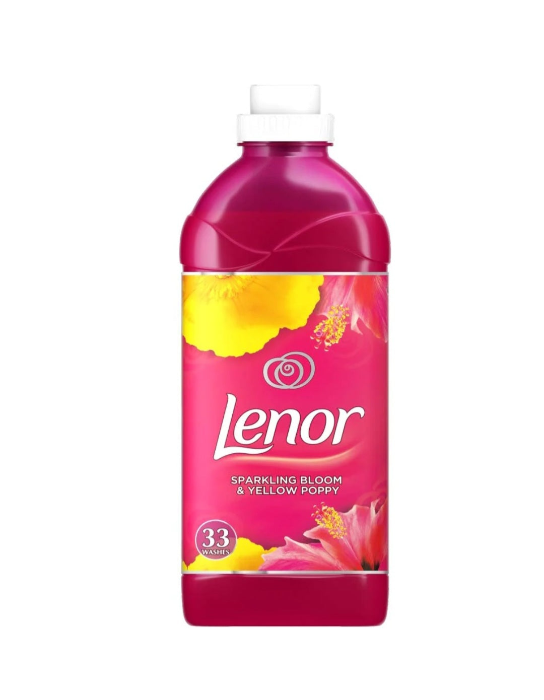 Lenor Bloom yellow (Aldéhyde, pêche, coco, fleur d'oranger, lys, lavande)