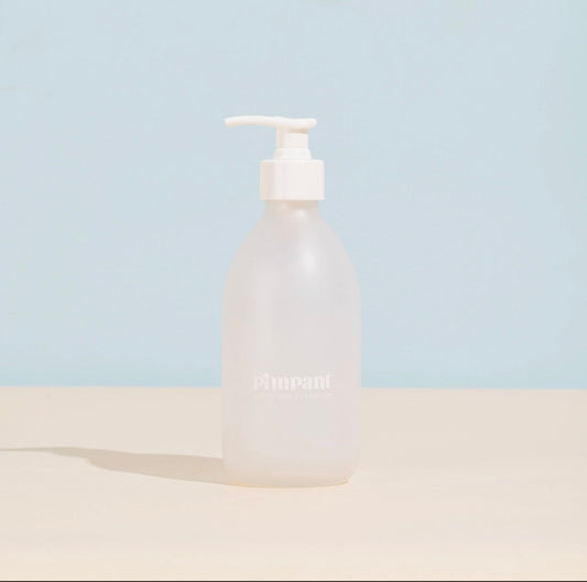 Bouteille rechargeable pompe blanche 250 ml pour gel lavant mains