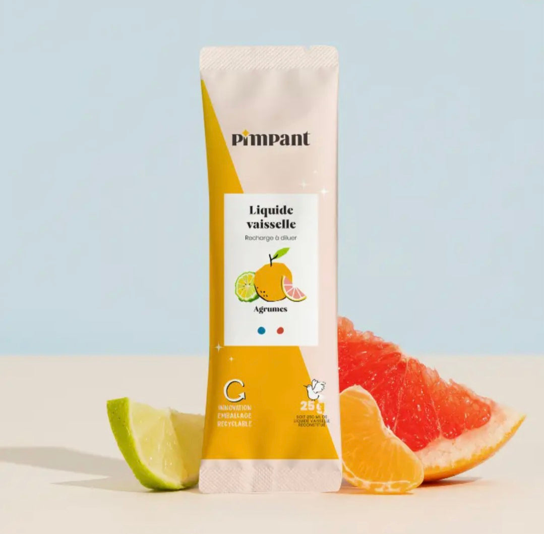Stick recharge liquide vaisselle agrumes
