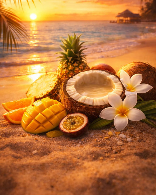 Monoï fruits des îles (Ananas, mangue, coco)