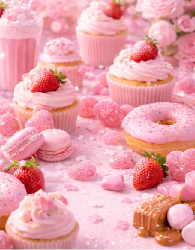 Jelly douce tentation rose (Citron, pomme, marshmallow, fraise, caramel, coco)
