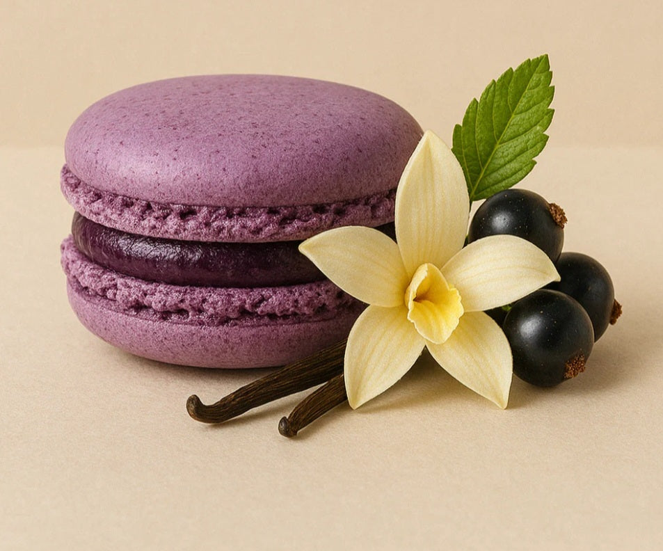 Jelly macaron cassis
