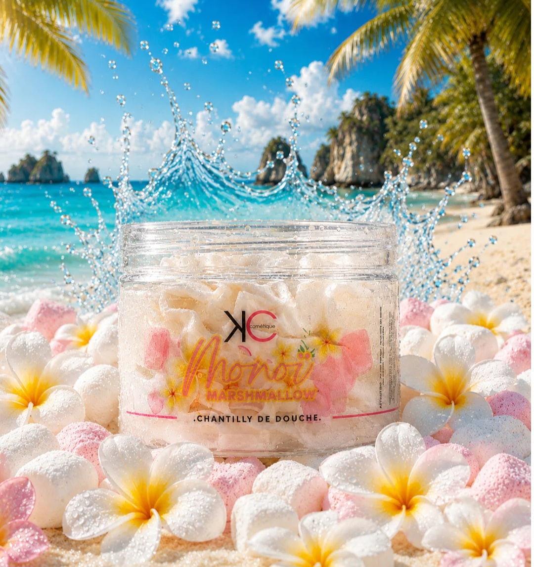 Chantilly de douche Monoï marshmallow