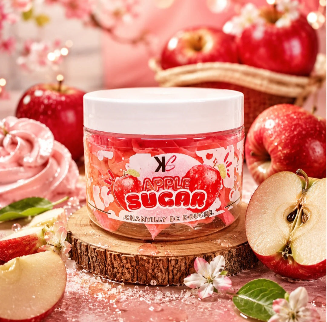 Chantilly de douche Apple sugar