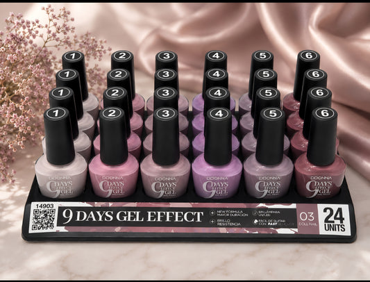 Vernis effet gel 9 jours sans lampe UV "Les violines"